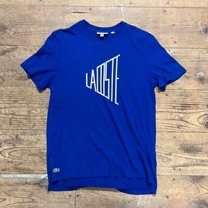 Lacoste mens blue shirt
